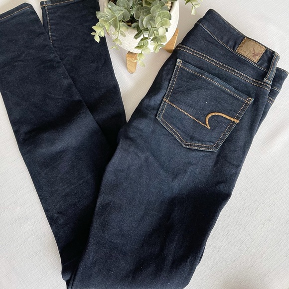 American Eagle Outfitters Denim - American Eagle Super stretch Jegging 2 X-Long blue Trending Now Classic Style